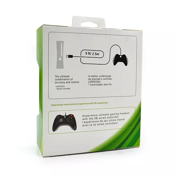 consolas y videojuegos - Control con alambre para XBOX 360 2.5 METROS 6
