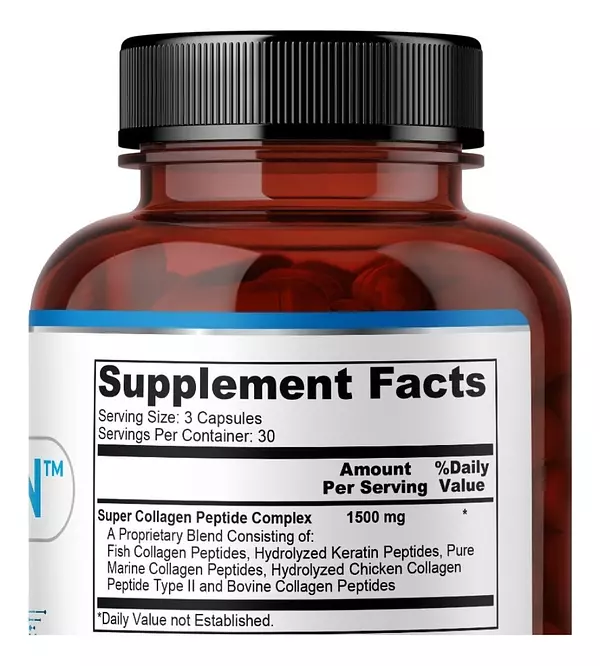 Salud y Equipamiento Médico - Colageno 1500 Mg 90cap Fineland - - Unidad A $3510 2