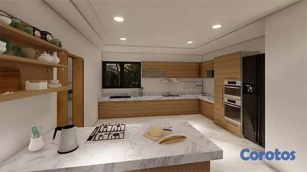 casas vacacionales y villas - Venta de Villa con piscina cerca de la playa en Juan dolio Metro country club  10