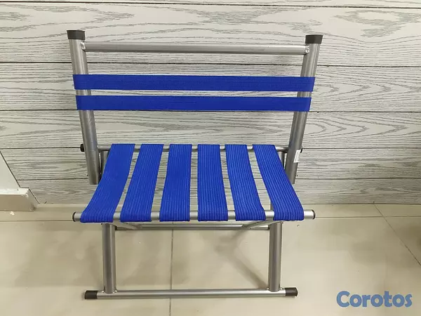 camaras y audio - Silla playera de metal plegable
 8
