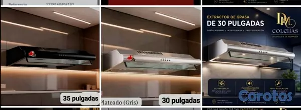 cocina - Extractor y estufa empotrable  3