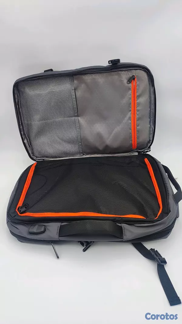 ropa para hombre - Mochila expandible de viaje y uso casual,con compartimento para laptop y ropa  9