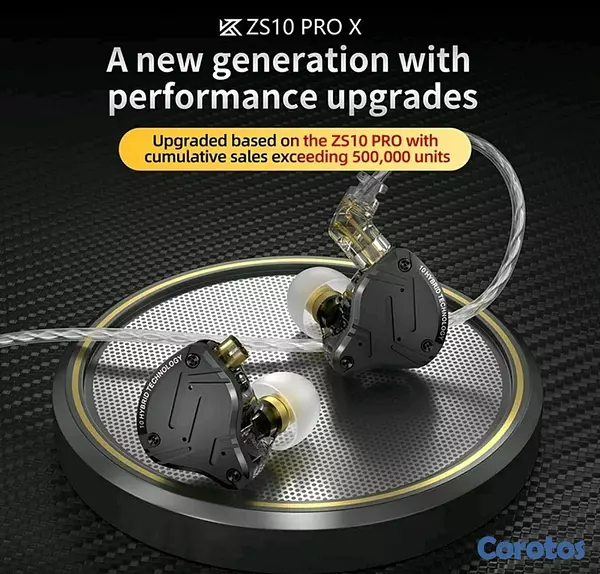 camaras y audio - KZ ZS10 PRO X auricular profesional 6