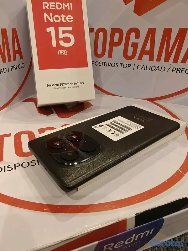 celulares y tabletas - REDMI NOTE 15 5G, 8GB RAM 256GB ROM 3