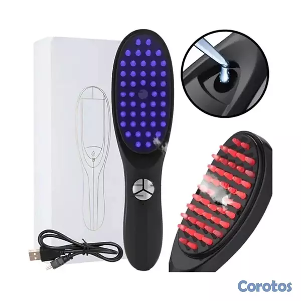 salud y belleza - (envío gratis)Cepillo de Terapia Capilar LED con Vaporizador(pago al entregar) 4