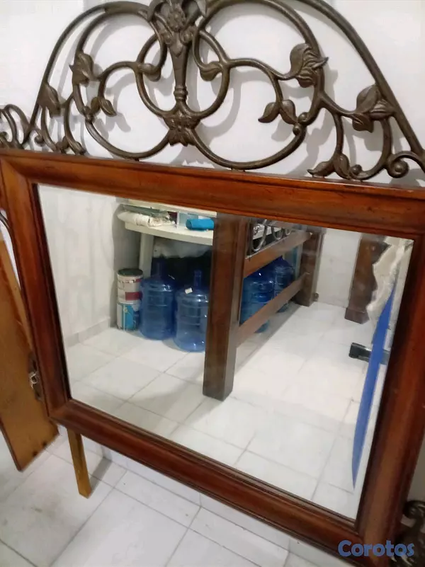 decoración y accesorios - COMEDOR DE CAOBA DE CINCO SILLAS  3
