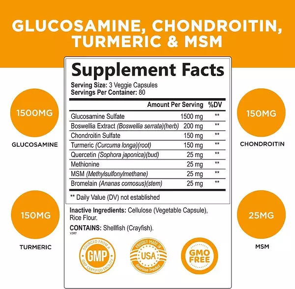 Salud y Equipamiento Médico - Glucosamina 2100mg Natures Nutr - - Unidad A $1212 2