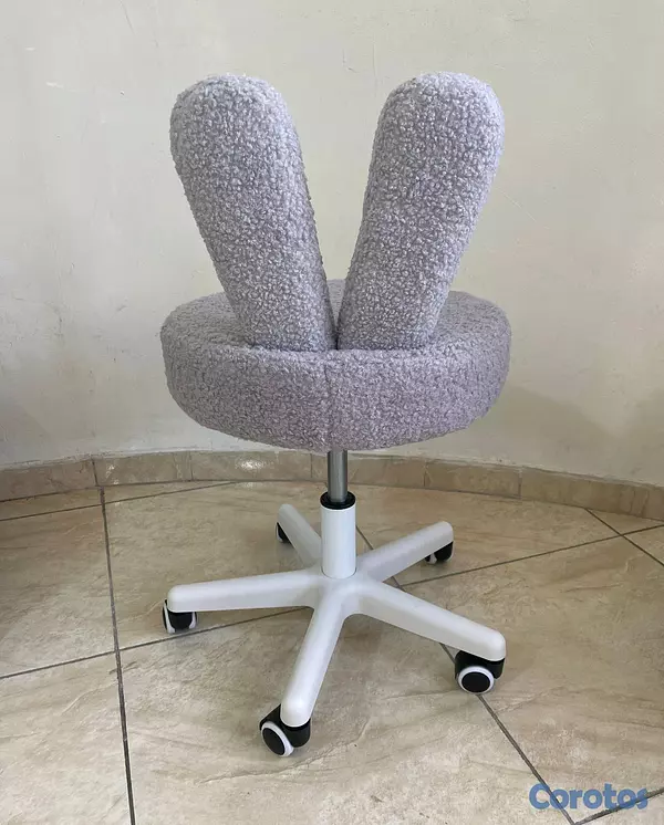muebles y colchones - 🐰 Silla Giratoria Estilo Conejo Ajustable por solo $2,850 🐰🎊En oferta.💥 4
