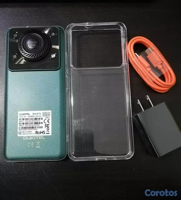 celulares y tabletas - Teléfono OUKITEL C60 Pro 256GB + 8GB Diseño Elegante, Rápido y Económico  3