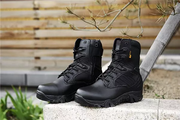 zapatos para hombre - Botas de Piel resistente Impermeable de Seguridad Trabajo 4