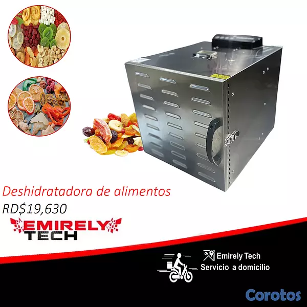 equipos profesionales - Deshidratadora  de alimentos frutas vegetales 1