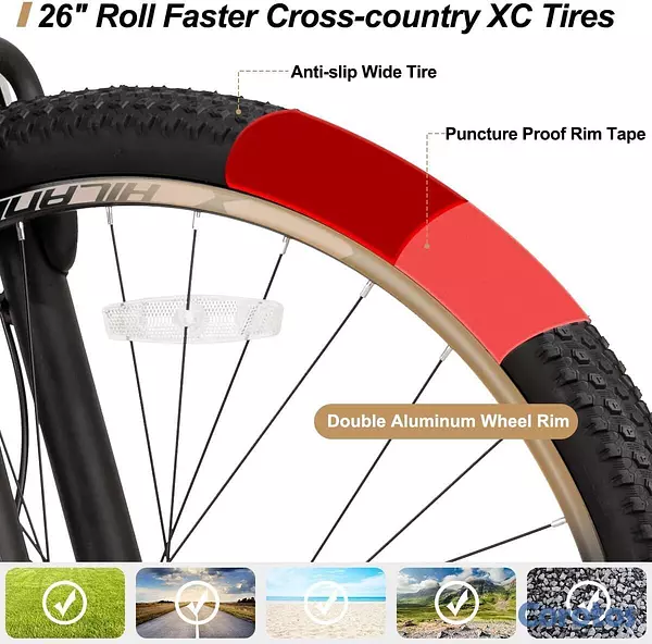 bicicletas y accesorios - Bicicleta de Muntain Bike de 26 pulgadas 4
