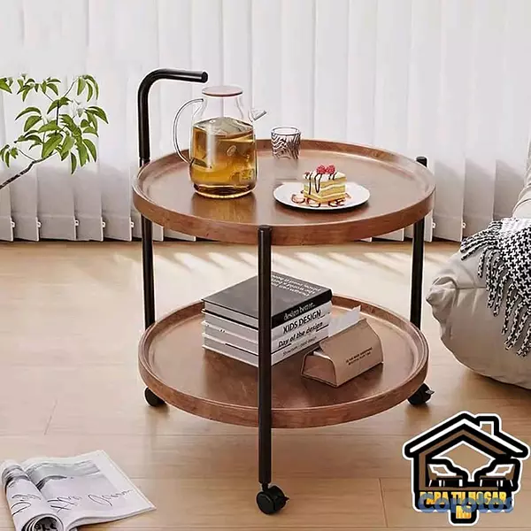 decoración y accesorios - mesa auxiliar para sala(carrito multifuncional para tragó, café y picaderas) 2