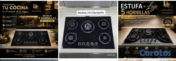 cocina - Extractor y estufa empotrable  4
