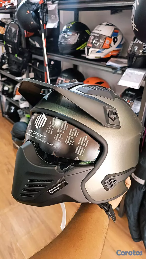 accesorios para vehiculos - CASCO PARA MOTOCICLETA ADVENTURE  TIPO TRANSFORME CON CERTIFICACION DOT  NUEVOS 5