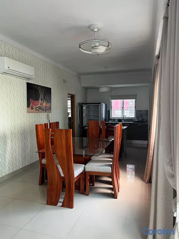 apartamentos - Apartamento en Alquiler Totalmente Amueblado. 📍 Evaristo Morales
 4
