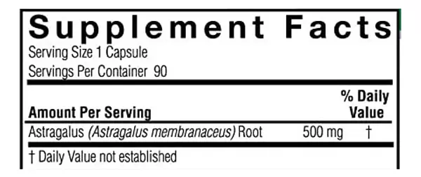 Salud y Equipamiento Médico - Astragalo 500mg Nature S Answer 2
