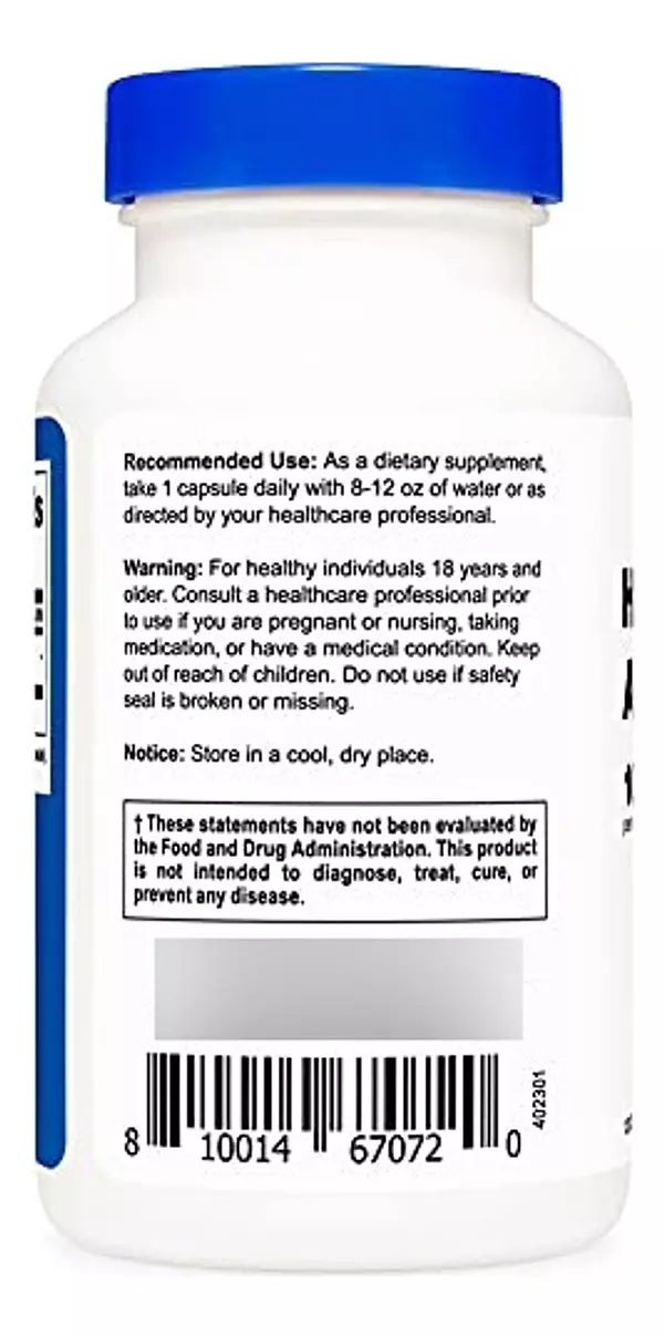 Salud y Equipamiento Médico - Capsulas De Acido Hialuronico -nutricost 100 Mg 4