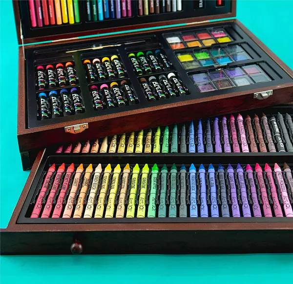 Salud y Equipamiento Médico - Colores En Caja De Madera Set De Colores Art 101 X142 Piezas 5