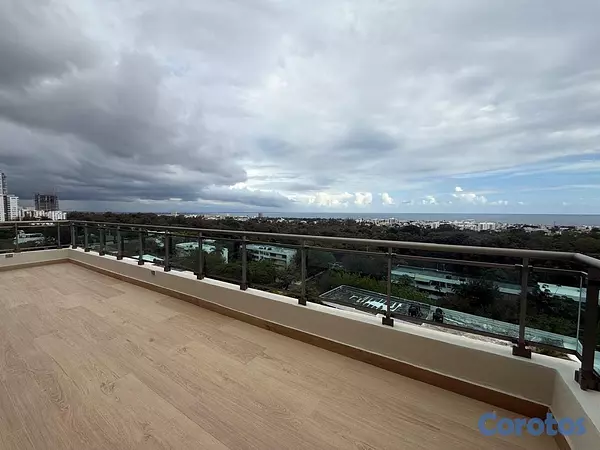 apartamentos - vendo los cacicazgo Ph increíble vista 5 habitaciones con baño 4 parqueos terraz 9