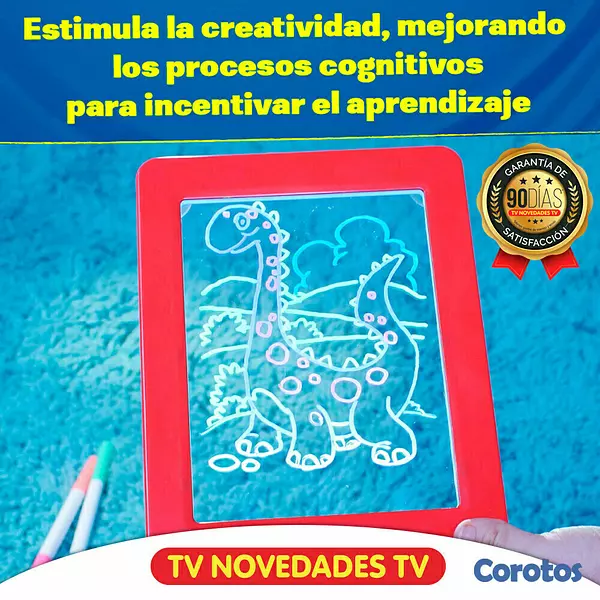juguetes - PIZARRA DE DIBUJO PARA NIÑOS MAGIC PAD  2