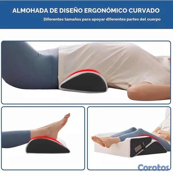 muebles y colchones - almohadas d cuña para después d cirugía, postoperatoria y alivio dolor d espalda 4