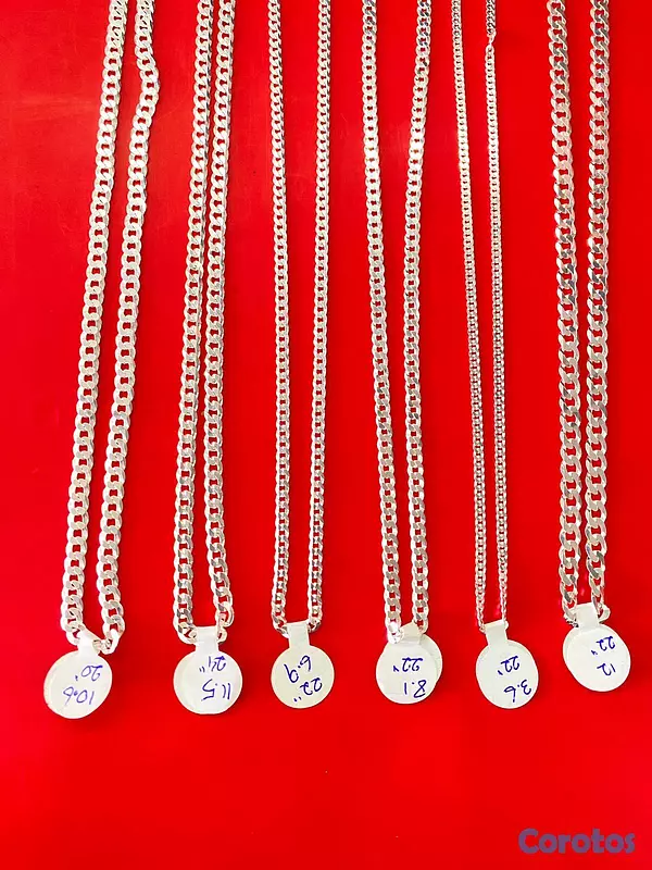 joyas, relojes y accesorios - Cadena Cón medalla de plata 2