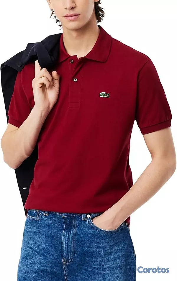 ropa para hombre - POLO SHIRT LACOSTE RED  2