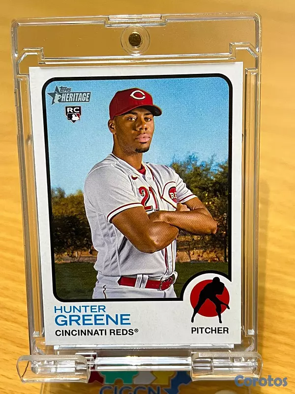 hobby y coleccion - 2022 Topps Heritage High Number - Hunter Greene #6