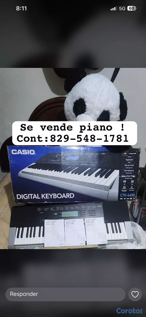 instrumentos musicales - Teclado Casio CTK-4400 8
