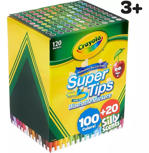 accesorios - Crayola Marcadores 120 Lavables Super Tips 6
