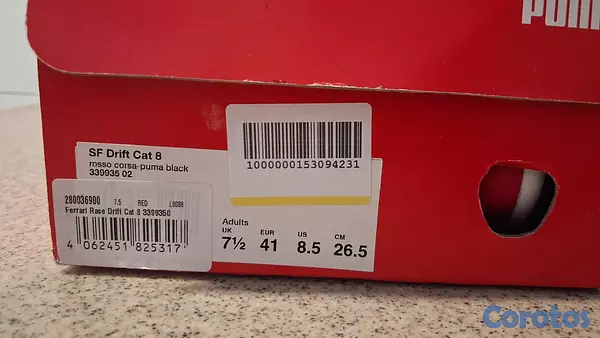 zapatos unisex - Puma Scuderia Ferrari Drift Cat 8 - Rosso Corsa (N 2