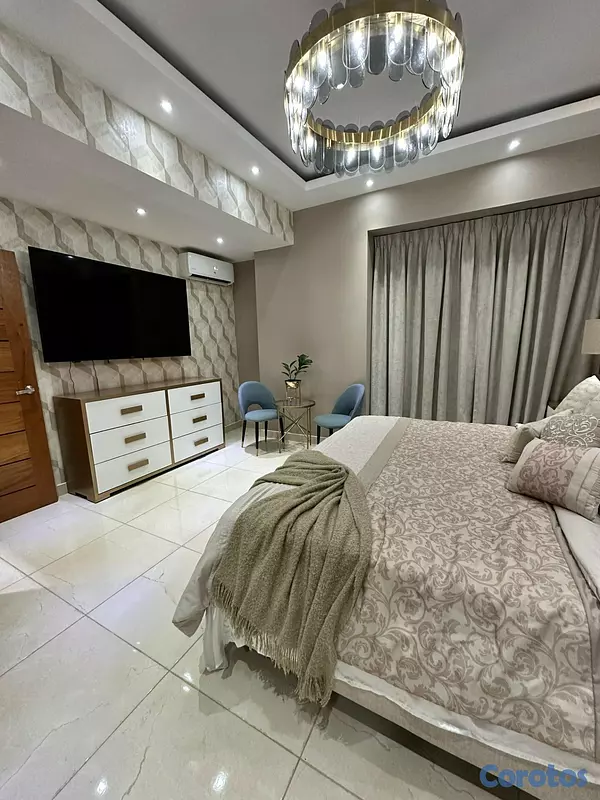 apartamentos - ALQUILER DE APARTAMENTO AMUEBLADO EN SECTOR ALMA R 8