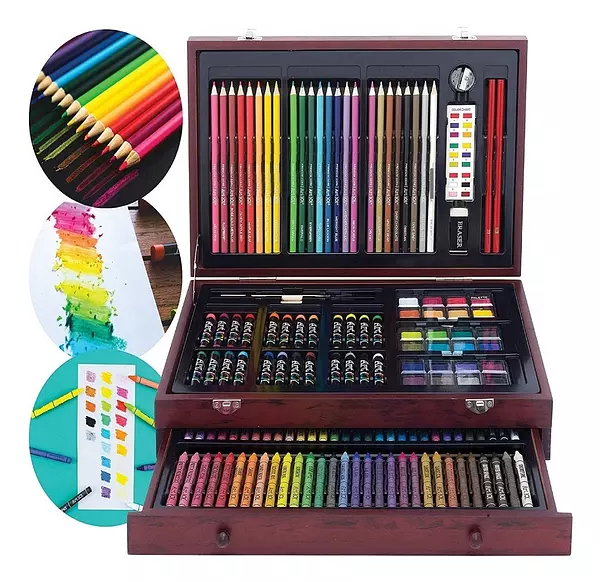 Salud y Equipamiento Médico - Colores En Caja De Madera Set De Colores Art 101 X142 Piezas 6