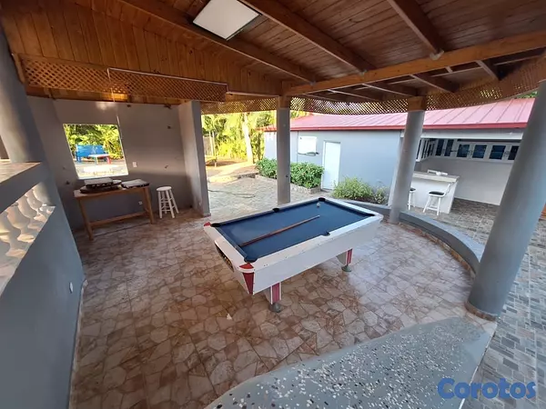 casas vacacionales y villas - venta de Villa amuebla Pedro brand santo Domingo oeste de 3,783mts con piscina  9