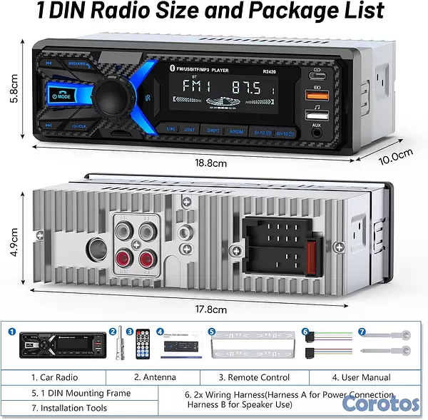 camaras y audio - RADIO DE CARRO AUTOS  2