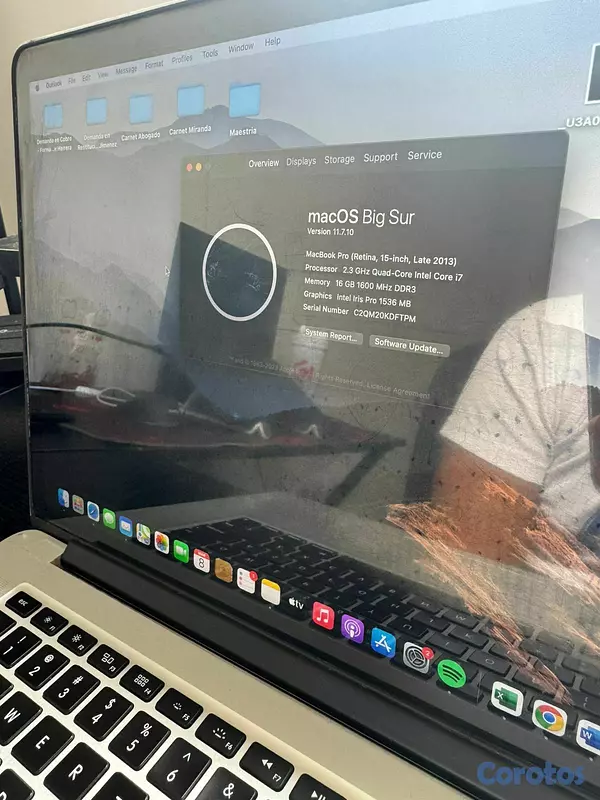 computadoras y laptops - MacBook Pro Retina 15inch 2014 5