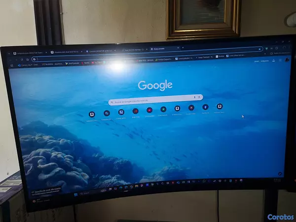 computadoras y laptops - Monitor Acer ED273U Colores nítidos y realistas cobran vida con 2560 x 1440p.  2
