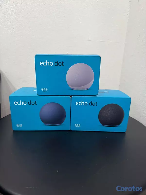 accesorios para electronica - ALEXA AMAZON ECHO DOT 5TH GENERACIÓN NUEVA SELLADA