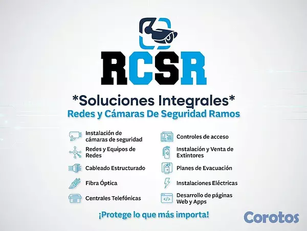 servicios profesionales - Protege lo que tienes, Soluciones integrales:Redes