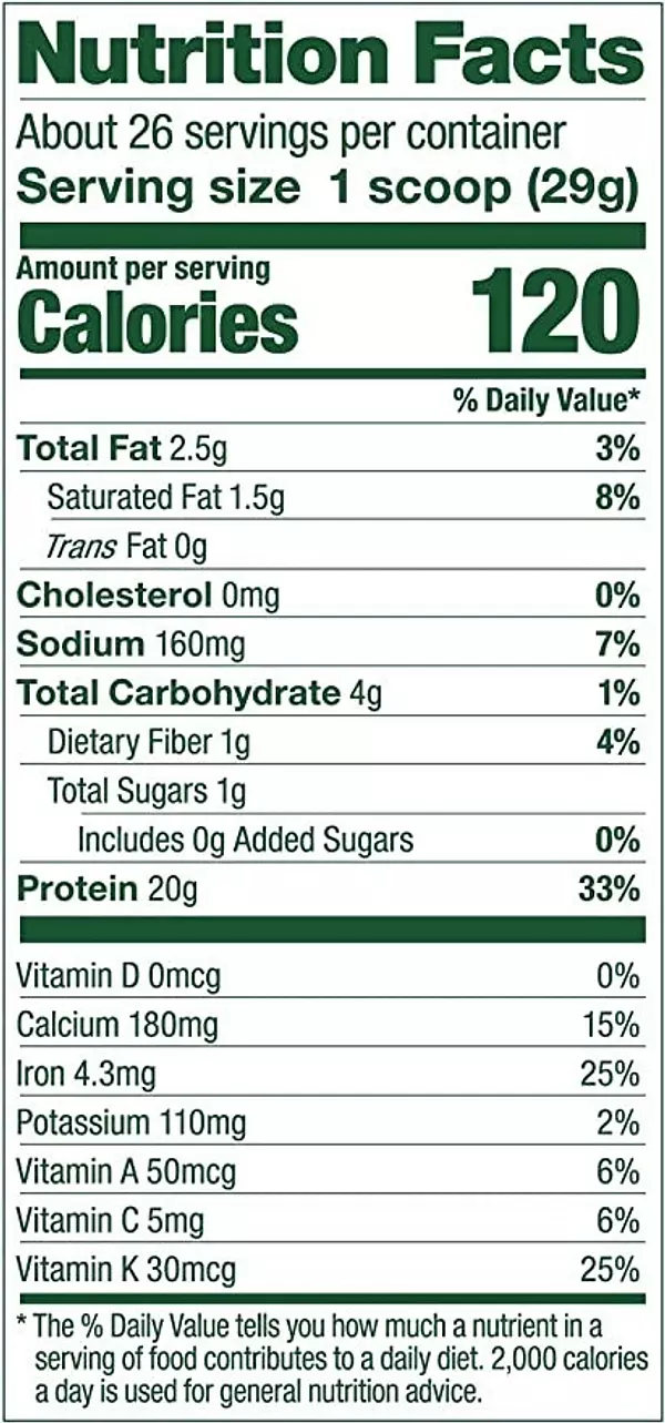 Salud y Equipamiento Médico - Proteina Y Verduras 754g Vega - G A $472 2