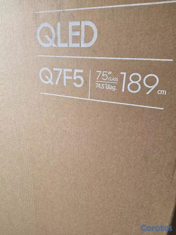 tv - RD $69,000  TV SAMSUNG QLED 75" Precio lanzamiento oferta . Garantía 2 años  5