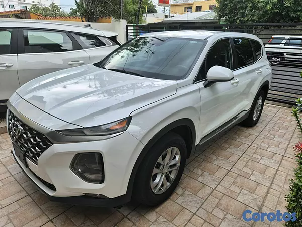 jeepetas y camionetas - Hyundai Santa Fe 2019 Blanca 3