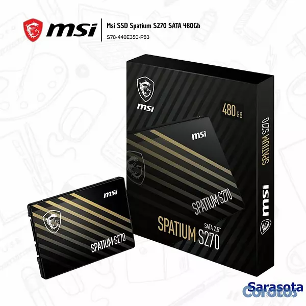 accesorios para electronica - Msi SSD Spatium S270 SATA 480Gb 2