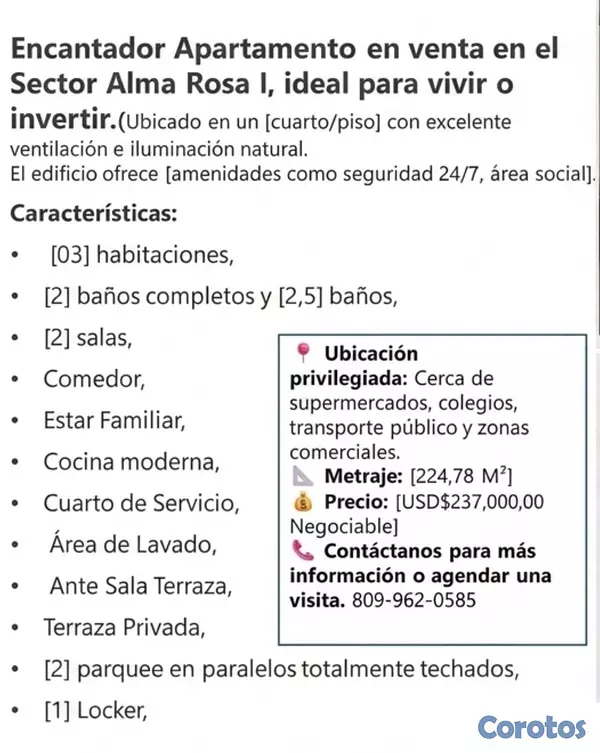 apartamentos - vendo 6