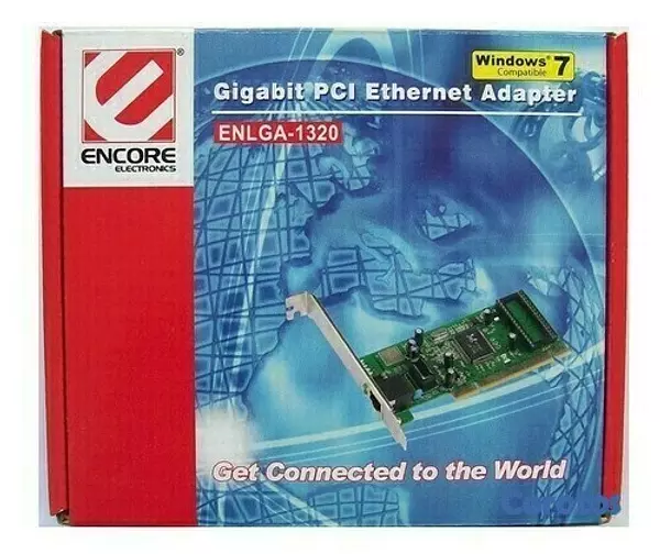 computadoras y laptops - Tarjeta de red Encore Gigabit  Ethernet 10/100/1000 PCI
ENLGA-1320 1