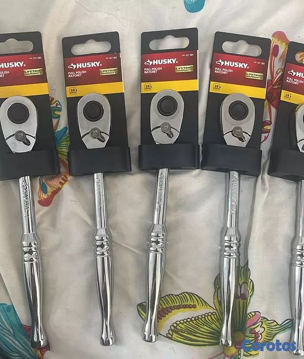 herramientas, jardines y exterior - Chicharra Husky 3/8" Drive Full Polish Quick Release Ratchet 107 385 4