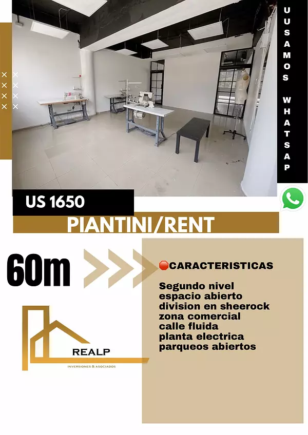 oficinas y locales comerciales - Local céntrico en Piantini 1