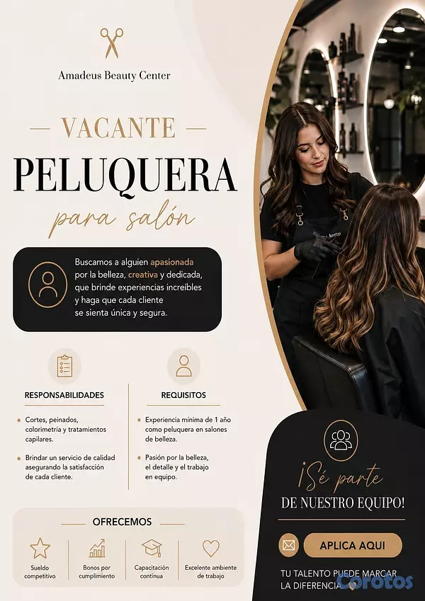 empleos disponibles - Estilista 