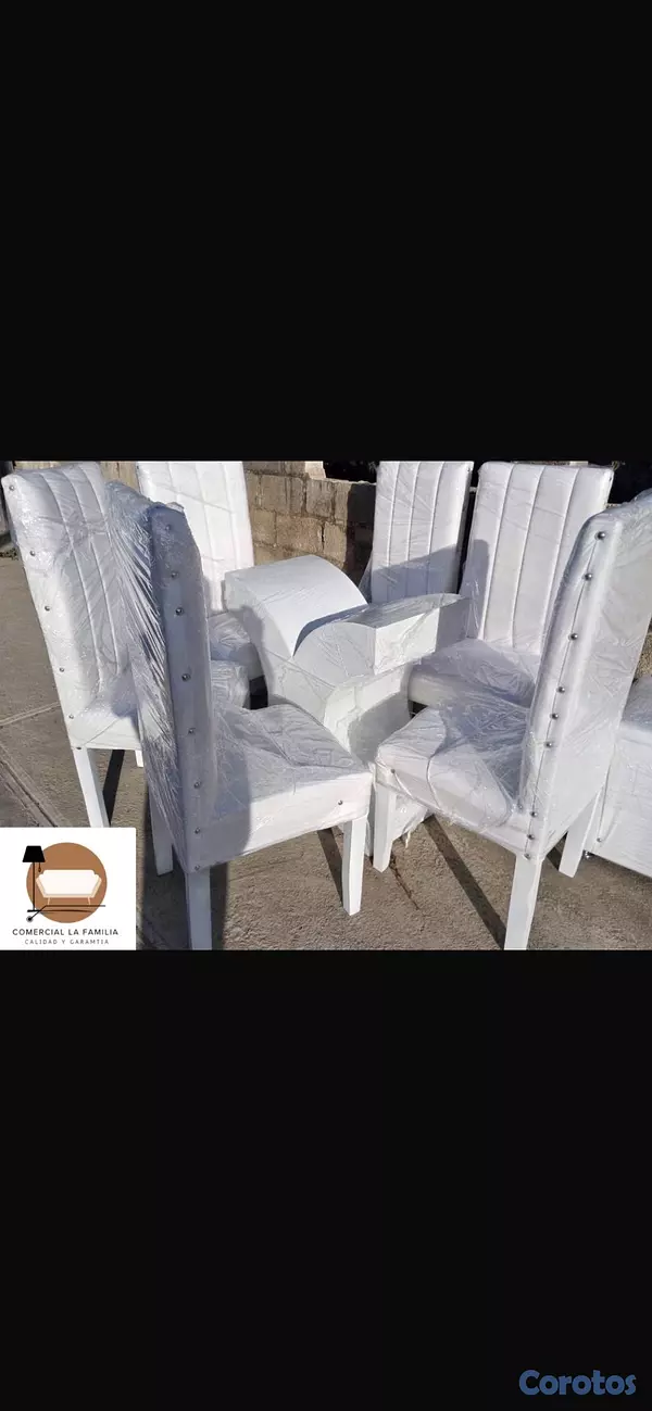 muebles y colchones - comedores de 4,6 y 8 sillas ❤️ 7
